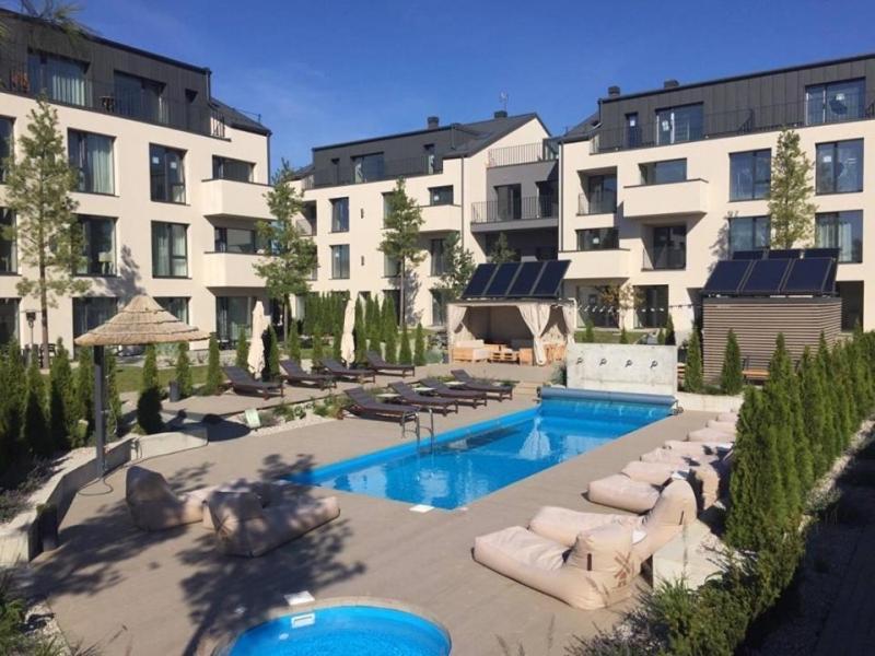 Super Mini Loft With Outdoor Pool. Leilighet Palanga Eksteriør bilde
